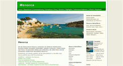 Desktop Screenshot of menorcalive.de